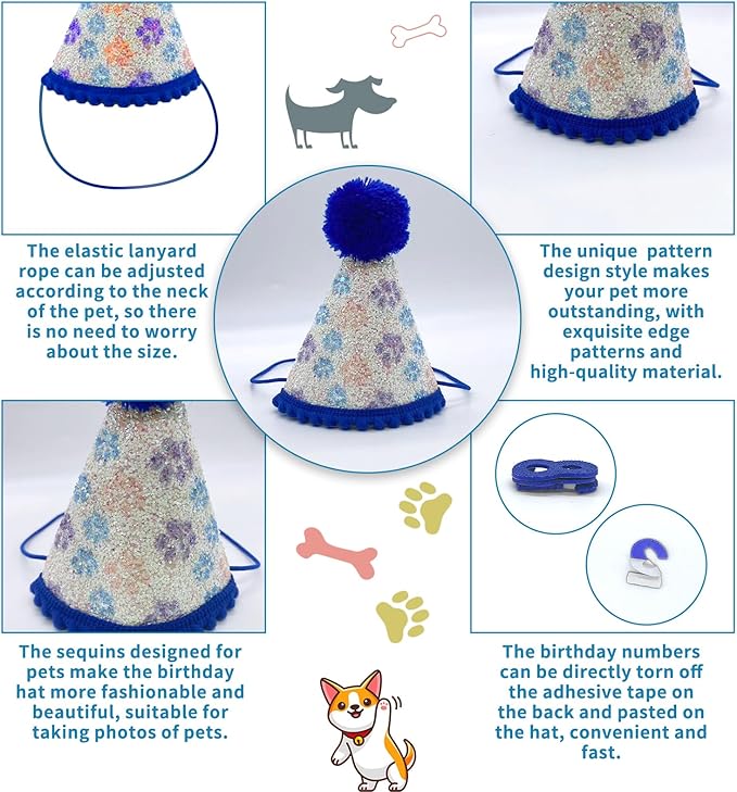 Dog Birthday Bandanas Dog Birthday Party Supplies Include