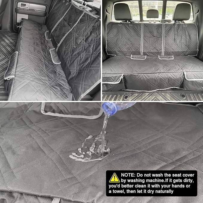 sportuli Dog Car Seat Cover Replace for Ford F150 and Dodge Ram 1500 600D Oxford