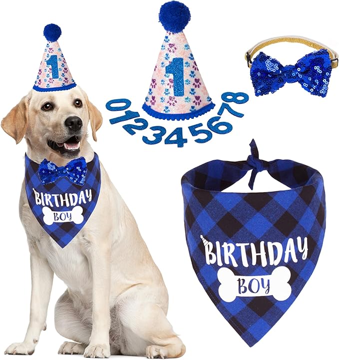 ADOGGYGO Dog Birthday Party Supplies