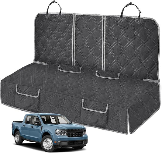 Dog Car Seat Cover Compatible with Ford Maverick/Hyundai Santa Cruz 600D Heavy
