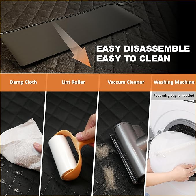 Back Seat Extender for Dogs Cats