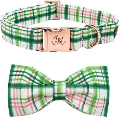Elegant little tail Dog Collar with Bow