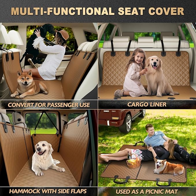 K KNODEL Dog Seat Cover