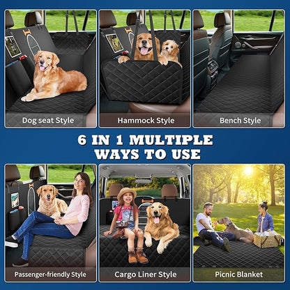 Dog Cars Seat Cover for Pets 100% Waterproof