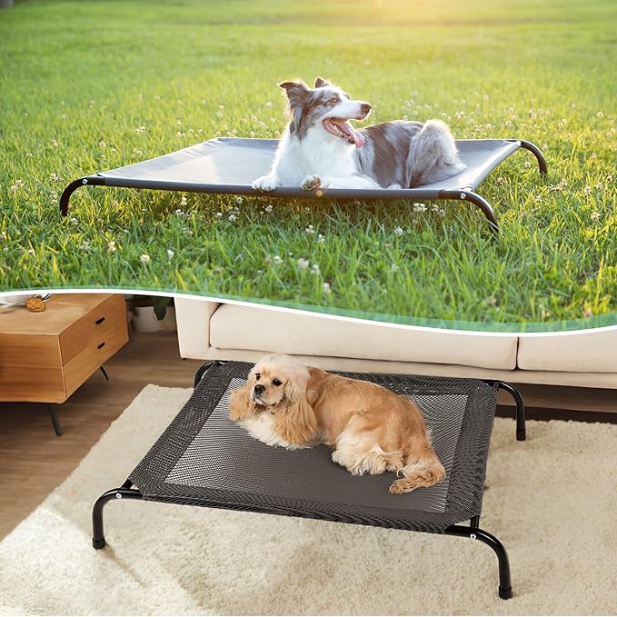 Cooling Elevated Dog Bed Cot for Medium Dogs 41 inches