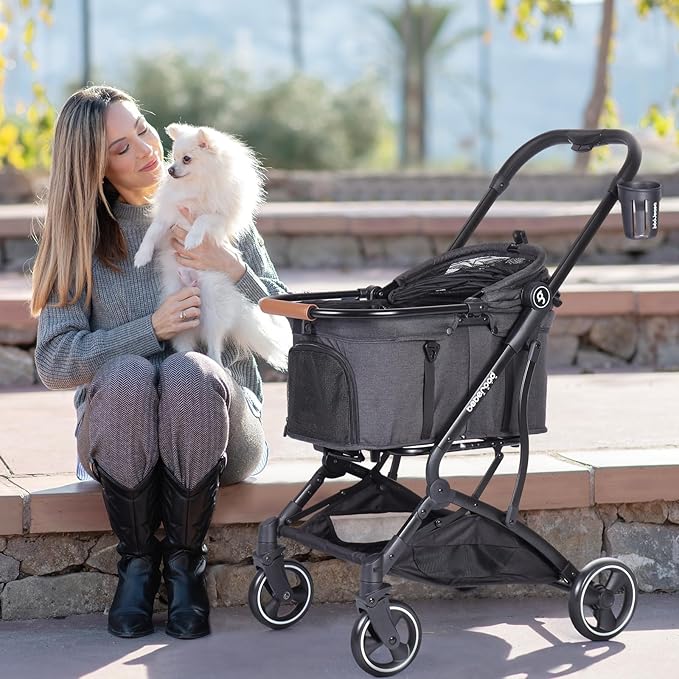 T3 Pet Stroller 3 in 1 Dog Cat Stroller for Small Medium Dogs Cats