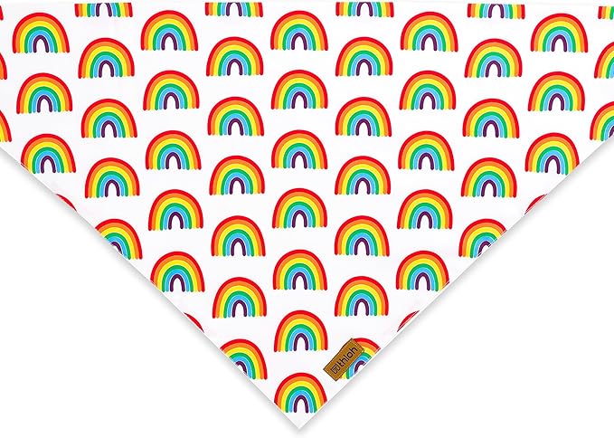 Rainbow Dog Bandanas 2 Pack