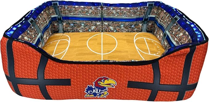 NCAA Kansas Jayhawks Stadium Dog Bed