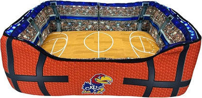 NCAA Kansas Jayhawks Stadium Dog Bed