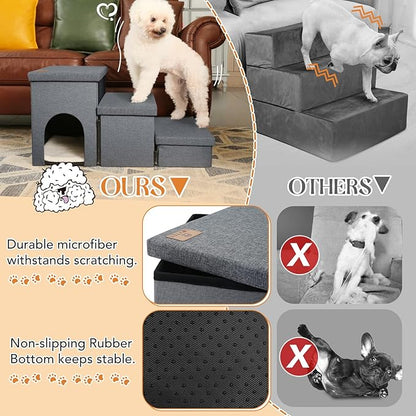 Dog Stairs for Small Dogs 22 inches(3