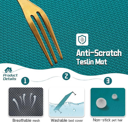 Elevated Dog Bed with 2024 Newest Canopy