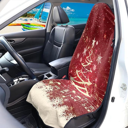 Yewattles Summer Christmas Tree Beach Waterproof Automotive Seat