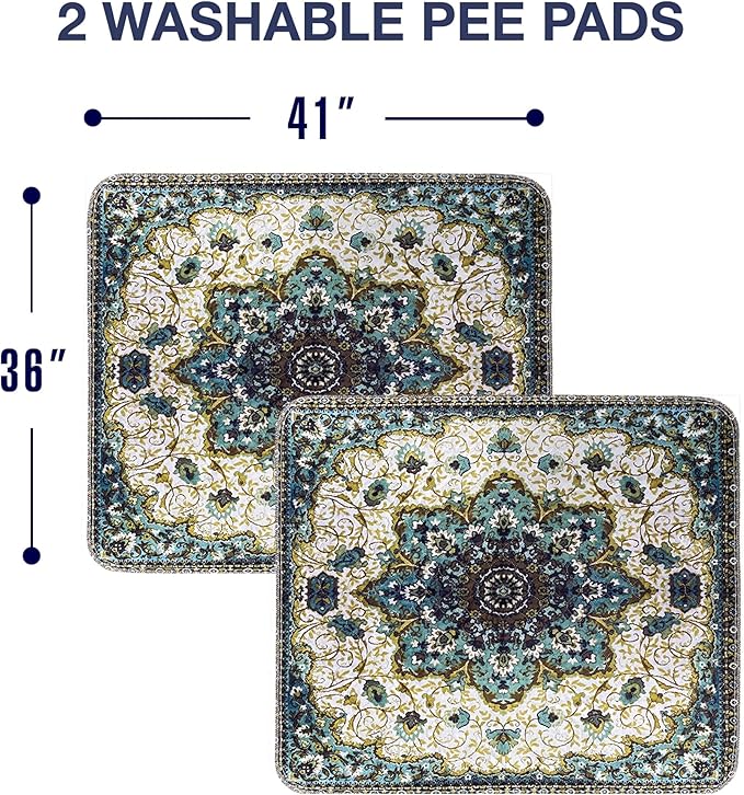 Washable Pee Pads for Dogs 100% Waterproof,