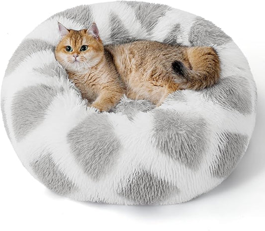 Bedsure Calming Cat Beds for Indoor Cats 20 inches, 15 lbs