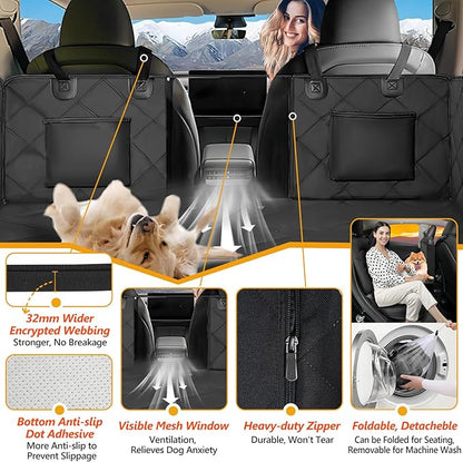 Back Seat Extender for Dogs 400lbs, Sturdy