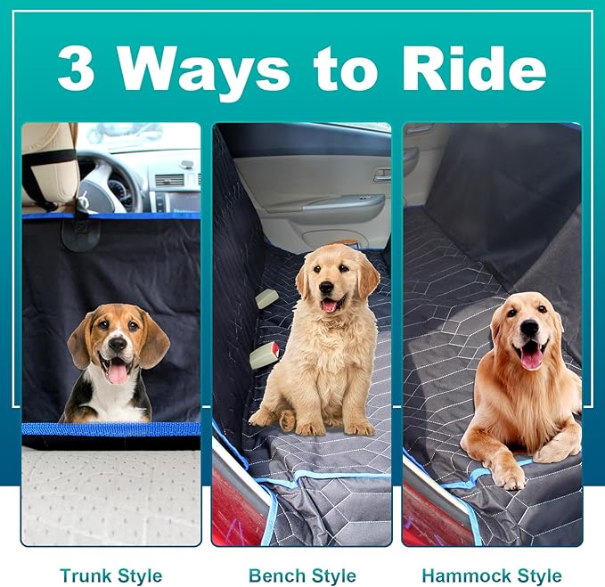 SZHLUX Dog Car Seat Cover 600D Heavy