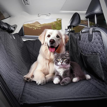 maXpeedingrods Dog Car Seat Cover with Hard Bottom for Back Seat 440LB for 600D Oxford