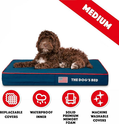 The Dog’s Bed Orthopedic Memory Foam Dog Bed 34x22, Pain