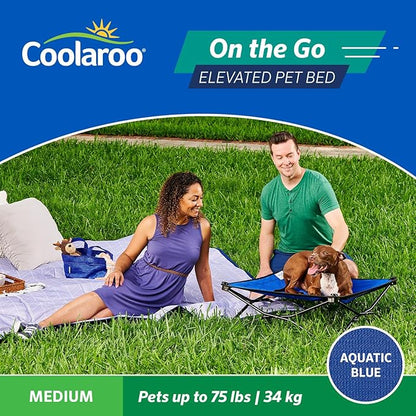 Coolaroo On The Go Cooling Elevated Dog Bed