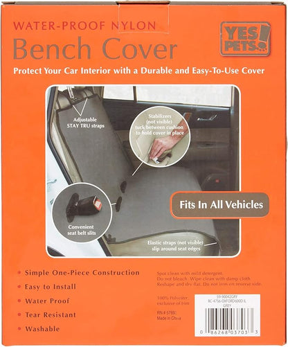 Oxford Bench Style Water-Proof Pet Car Seat Cover for Cars