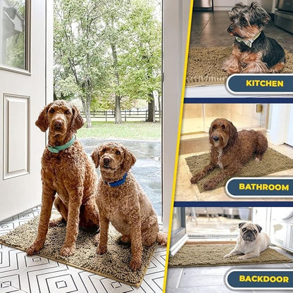 Muddy Mat® AS-SEEN-ON-TV Highly Absorbent Microfiber Door Mat and Pet Rug 60"X48"