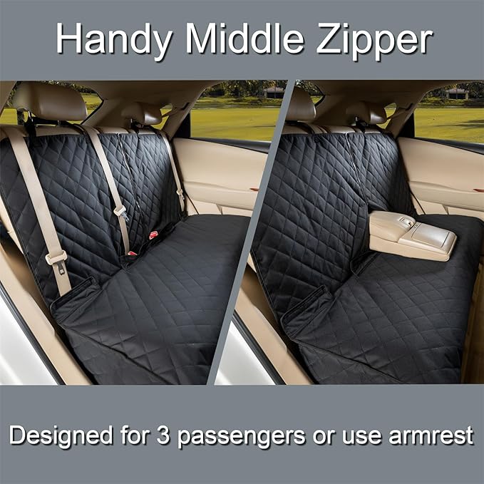 Back Car Seat Cover for Dogs