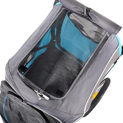 2-in-1 Happy Pet Dog Stroller and Bike Pet Trailer for Medium and Large Dogs