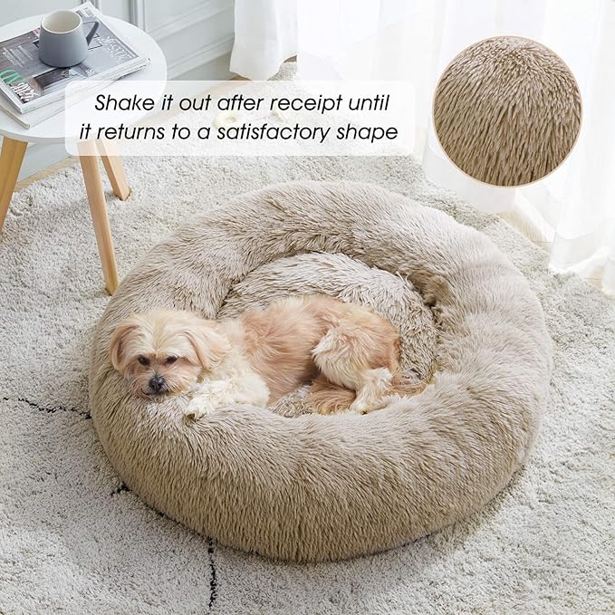 Calming Dog Bed & Cat Bed (20"/24"/27"/30")