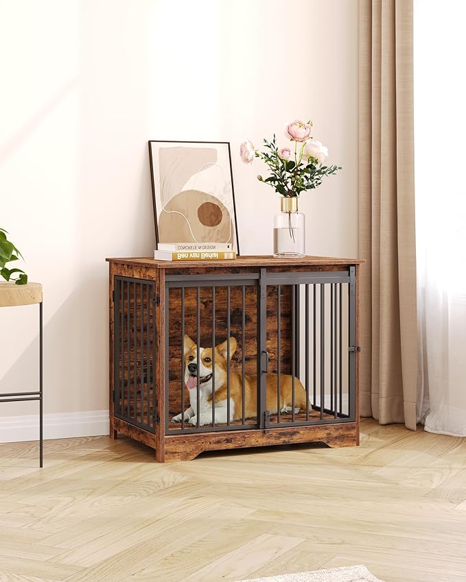 Dog Crate Furniture 32" Double