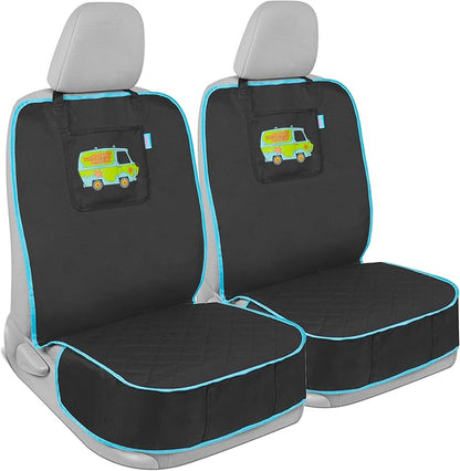 BDK Scooby Doo Dog Car Seat Covers Full Set – Front Seat Protectors with Hammock Style Back Seat Cover