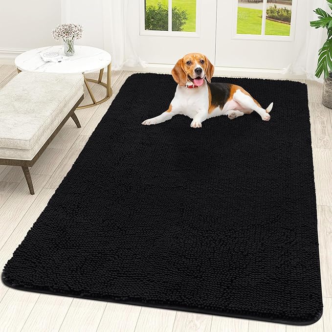 OLANLY Dog Door Mat for Muddy Paws 59x35