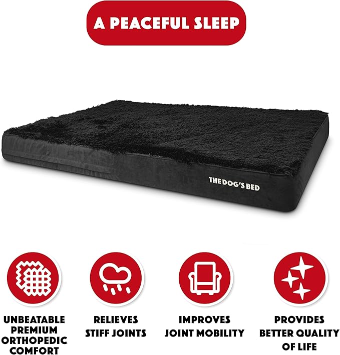 The Dog’s Bed Orthopedic Memory Foam Jumbo Dog Bed 64x44, Pain