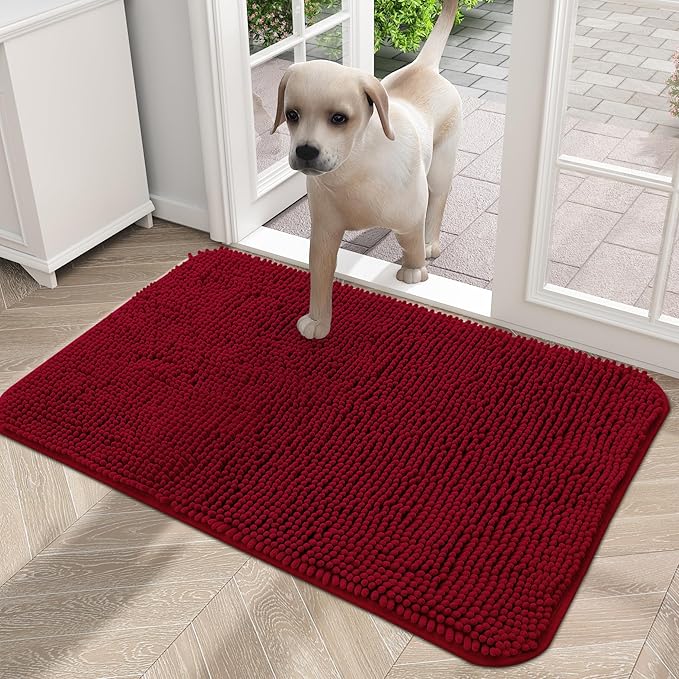 OLANLY Dog Door Mat for Muddy Paws 24x16