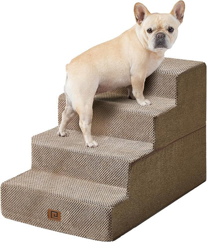 EHEYCIGA Dog Stairs for Bed 20”H 4-Step Extra