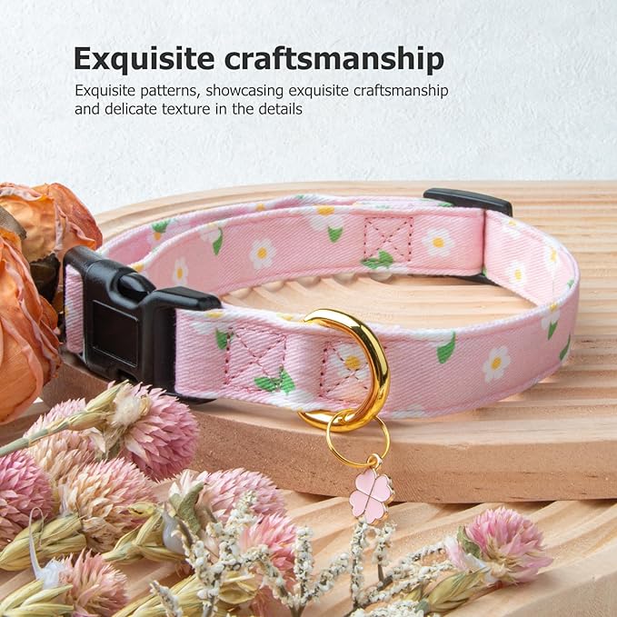 Cotton Handmade Dog Collar Cute and Distinctive Patterns