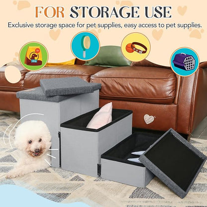 Dog Stairs for Small Dogs 22 inches(3