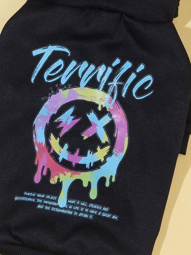 QWINEE Dog Hoodie Dog Shirt Sweatshirt Stylish Dog