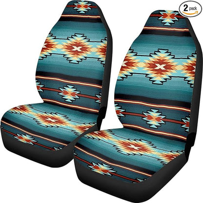 Aztec Southest Stripe Car Seat Covers for Women Men