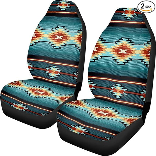 Aztec Southest Stripe Car Seat Covers for Women Men