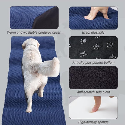 Foam 5 Tier Dog Steps&Stairs for High Beds 25 inches High