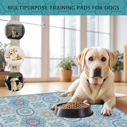 IEUUMLER Washable Pee Pads for Dogs 1 Pack EU007 (Green 48"X48"-1pcs)