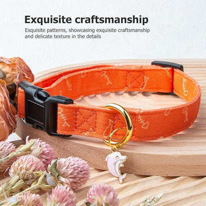 Cotton Handmade Dog Collar Cute and Distinctive Patterns