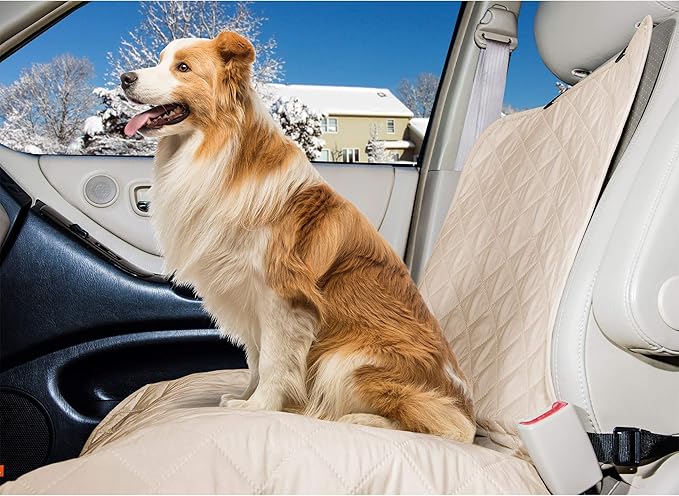 Furhaven Universal Water-Resistant Quilted Single Car Seat Protector
