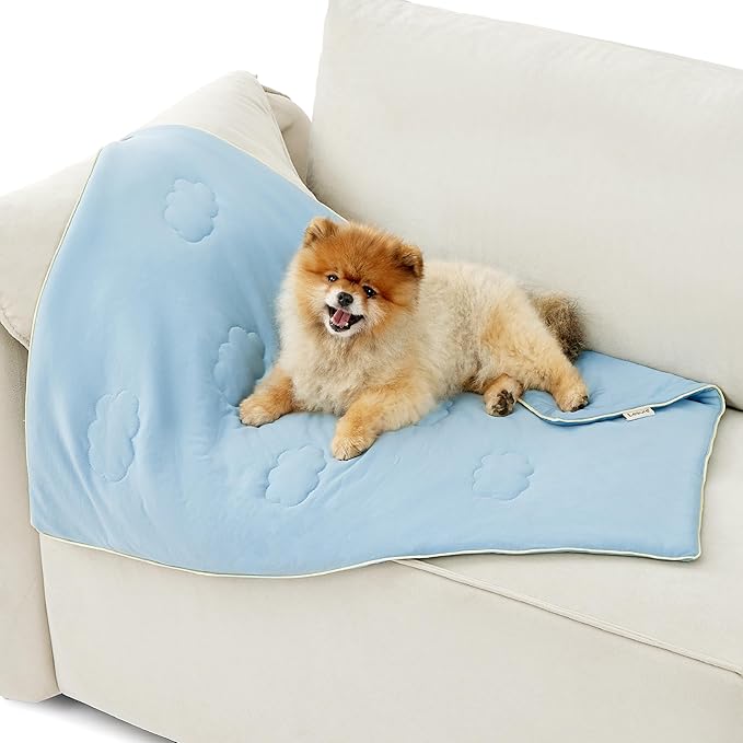 Lesure Premium Cooling Blankets for Small Dogs Q-MAX>0.4，Durable Self 25x35