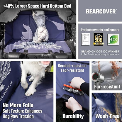 Next-Gen Back Seat Extender for Dogs 500lbs Capacity,Hard