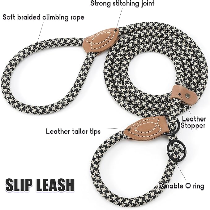 Mile High Life Slip Leads for Dogs 6 Feet