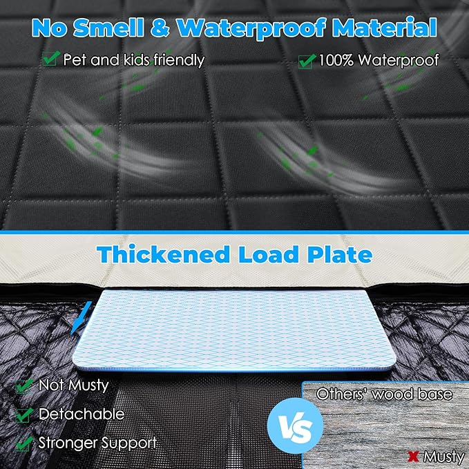 URPOWER Back Seat Extender for Dogs