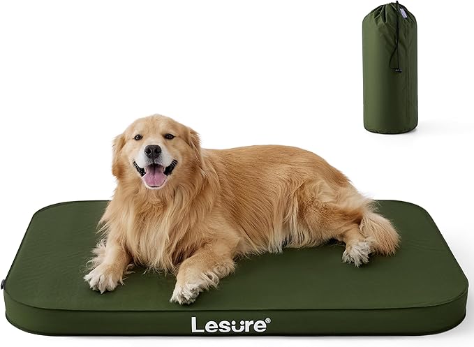 Lesure Inflatable Waterproof Dog Bed for Large Dogs 3 Inch