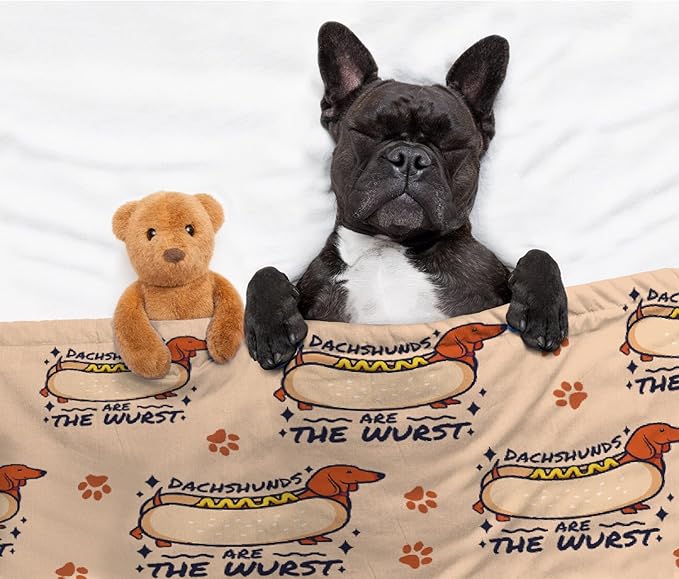 Dachshund Dog Blankets Puppy Blanket 30x40 in