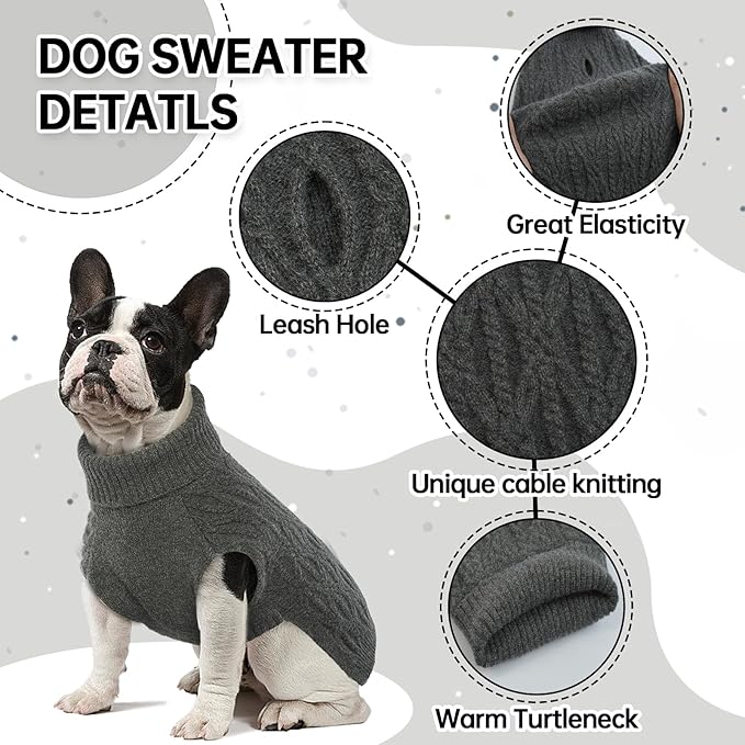 BRKURLEG Small Dog Sweaters